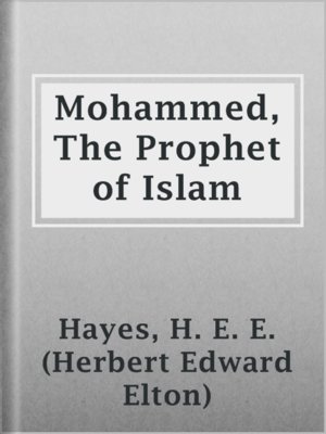 cover image of Mohammed, The Prophet of Islam